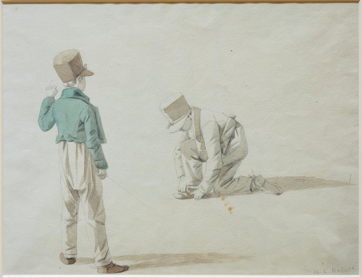 Studie nach Jungen mit Schirmmütze von Wilhelm von Kobell