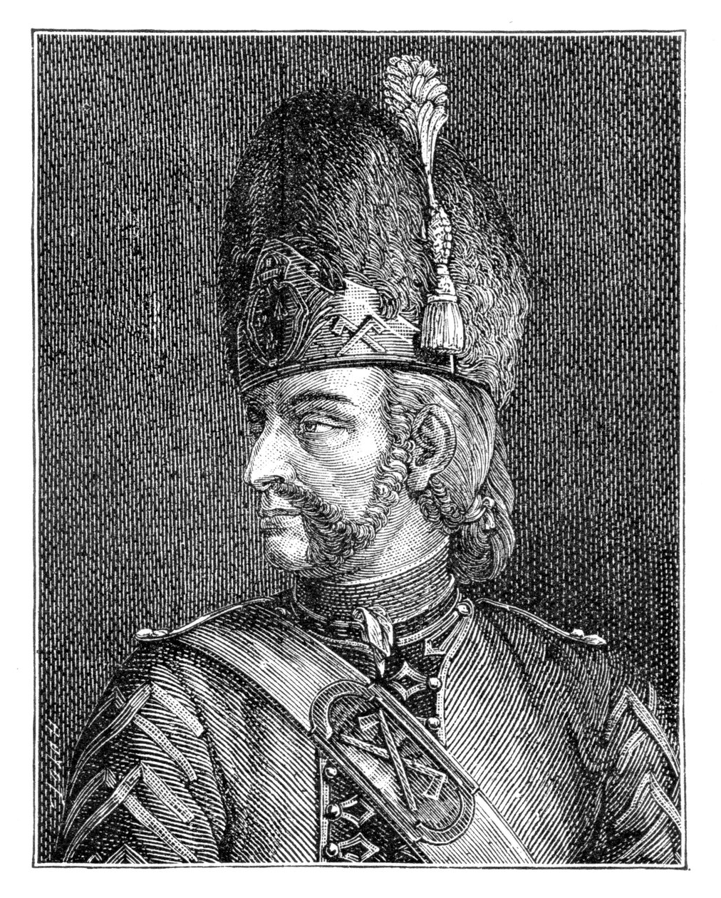 Mütze der Schweizer Garde, 1885 von Wille