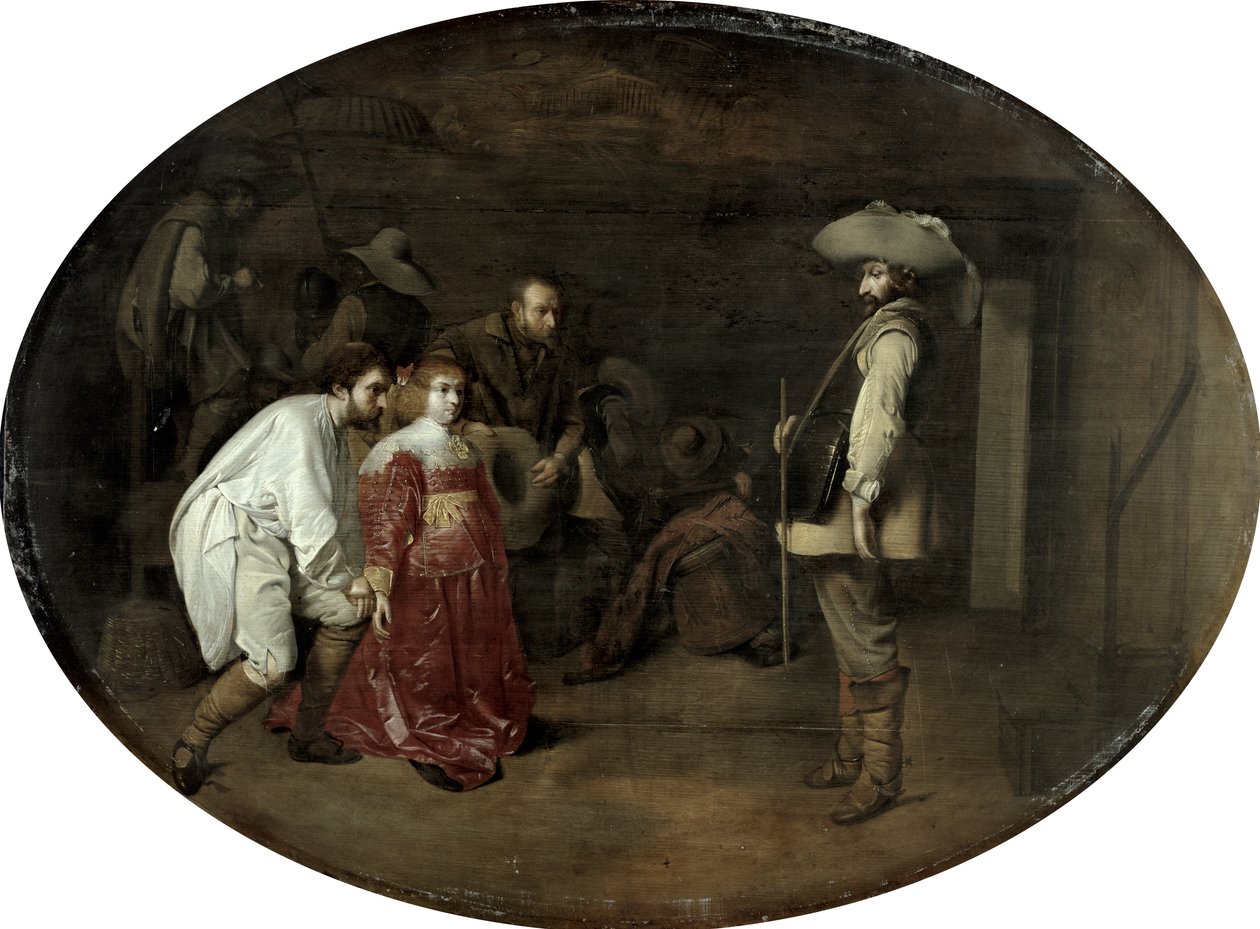 Vor den Kapitän gebracht von Willem Cornelisz Duyster
