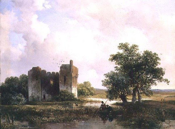 Landschaft mit Ruinen von Willem Roelofs