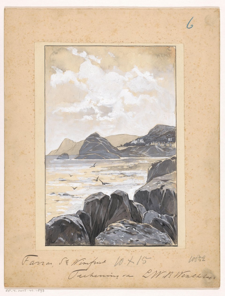 Felsige Bucht von Ludwig Willem Reymert Wenckebach