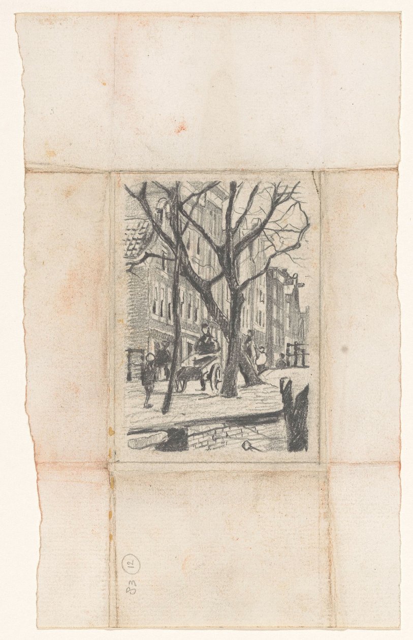 Stadtansicht von Amsterdam: Rechtboomsloot von Willem Arnoldus Witsen