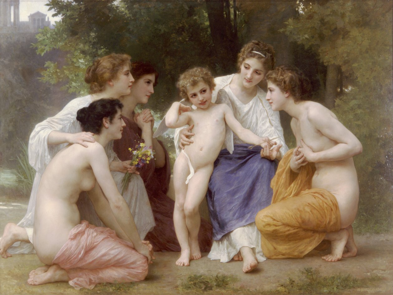 Bewunderung von William Adolphe Bouguereau