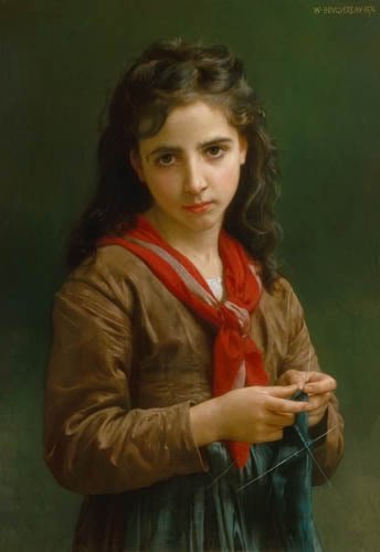 Junges Mädchen von William Adolphe Bouguereau