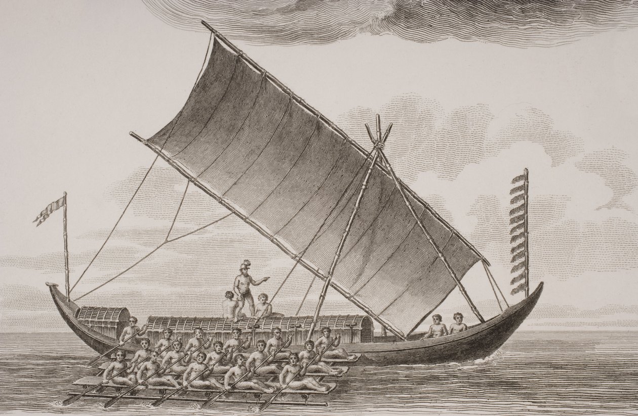 Ein Caracore aus Borneo, graviert von Thomas Milton (1743-1827), 1820 von William Anderson
