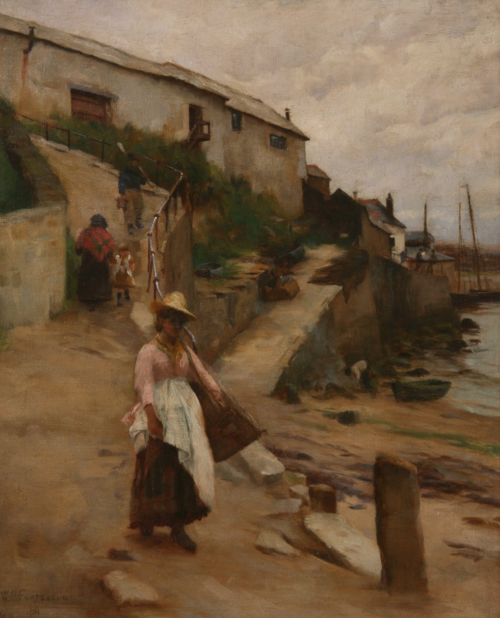 Newlyn Slip von William Banks Fortescue