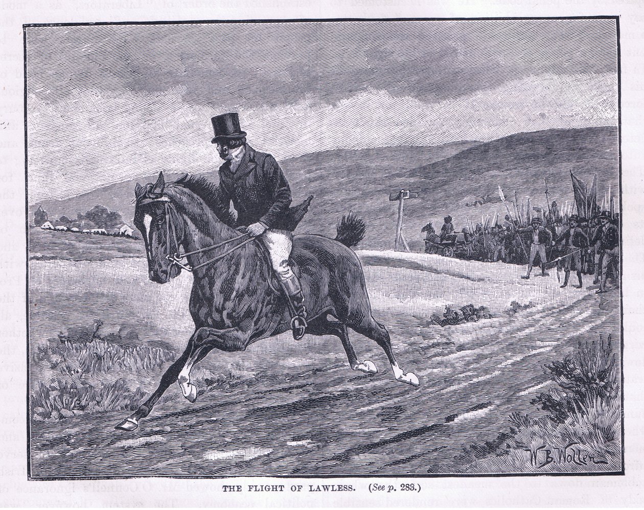 Die Flucht des Gesetzlosen von William Barnes Wollen