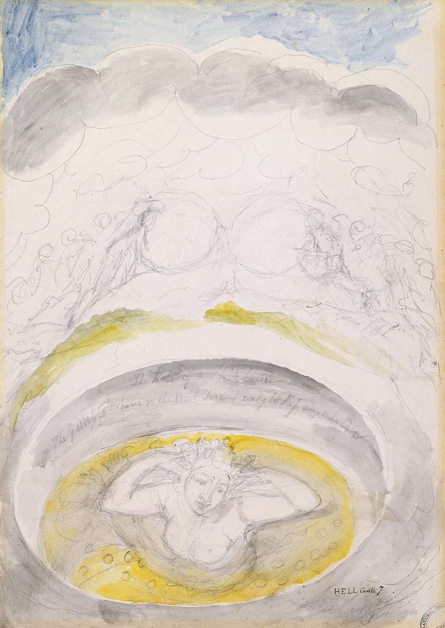 Illustrationen zu Dantes Göttlicher Komödie von William Blake