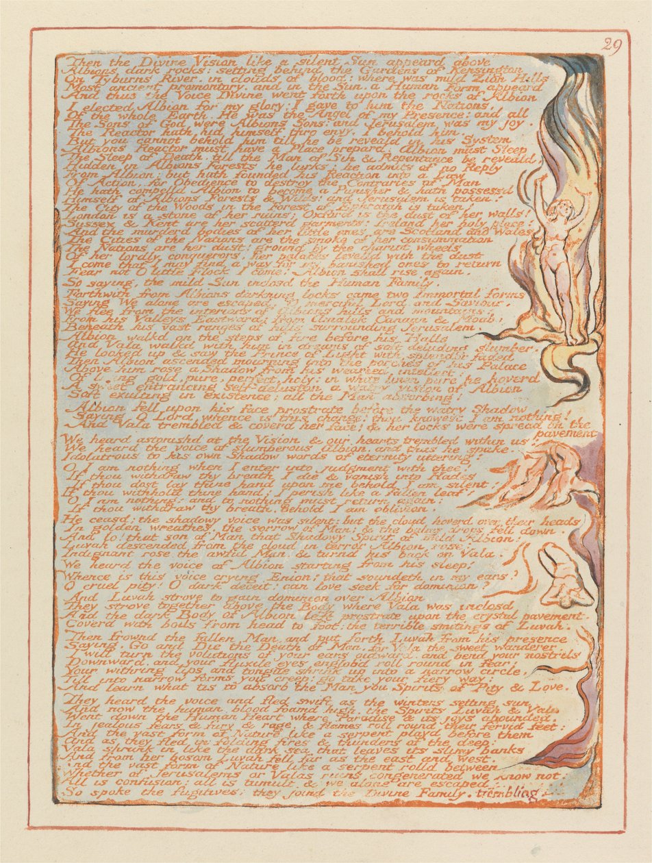 Jerusalem, Tafel 29 von William Blake