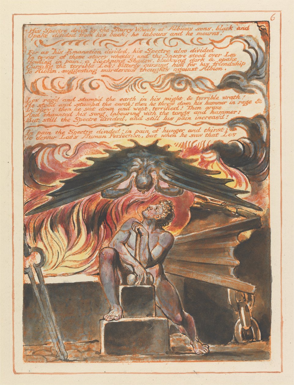 Jerusalem, Platte 6 von William Blake