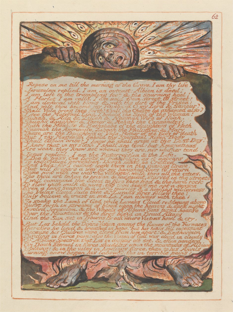Jerusalem, Platte 62 von William Blake
