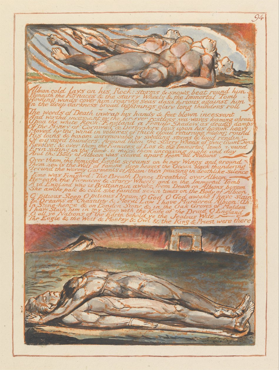Jerusalem, Platte 94 von William Blake