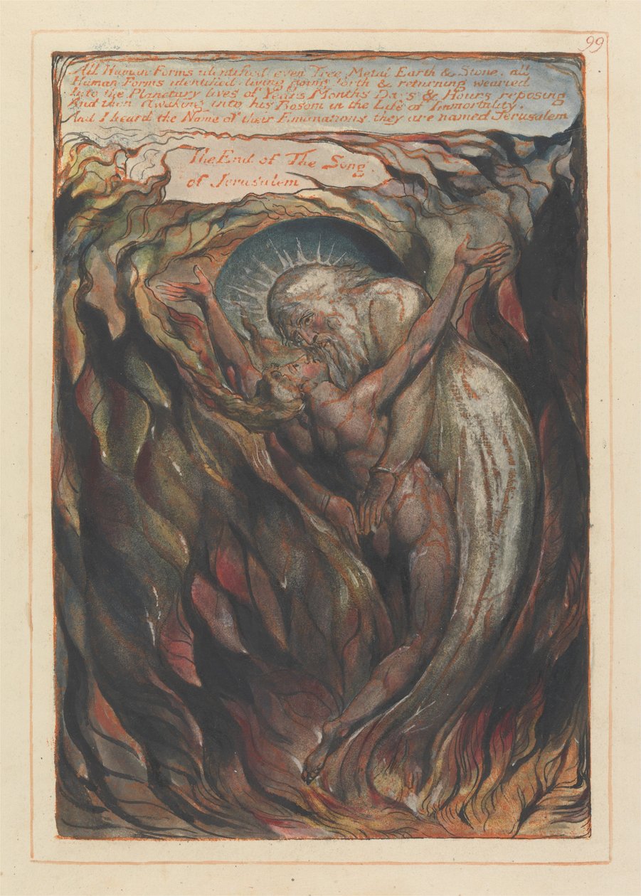 Jerusalem, Platte 99 von William Blake