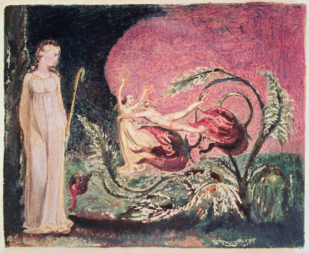 Das Buch Thel: Titelseite, 1794 von William Blake