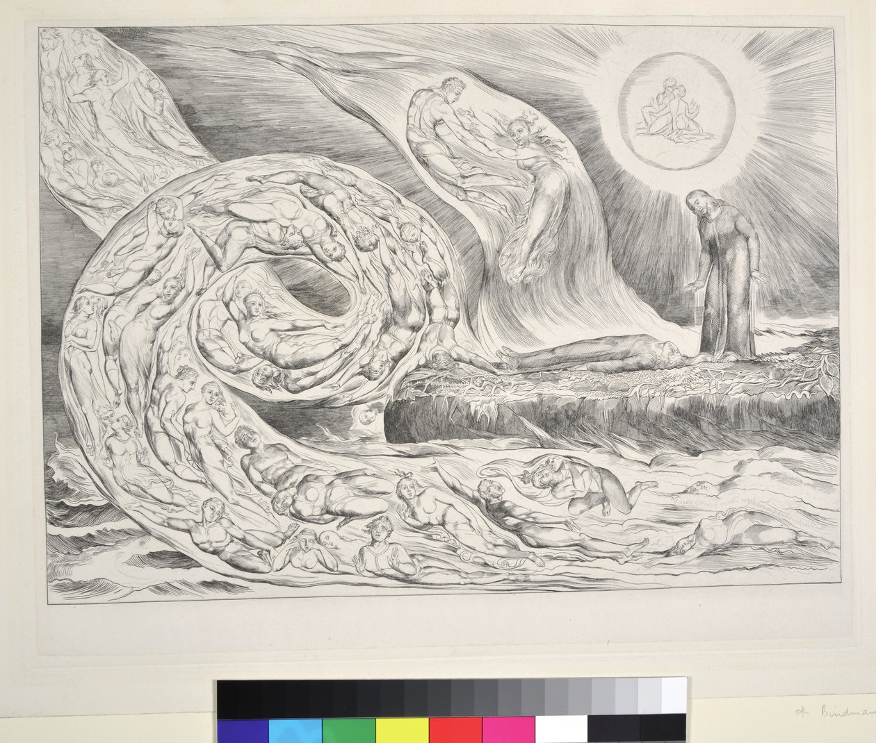 Der Kreis der Lüsternen: Paolo und Francesca, Inferno, Canto V, Illustration zur 