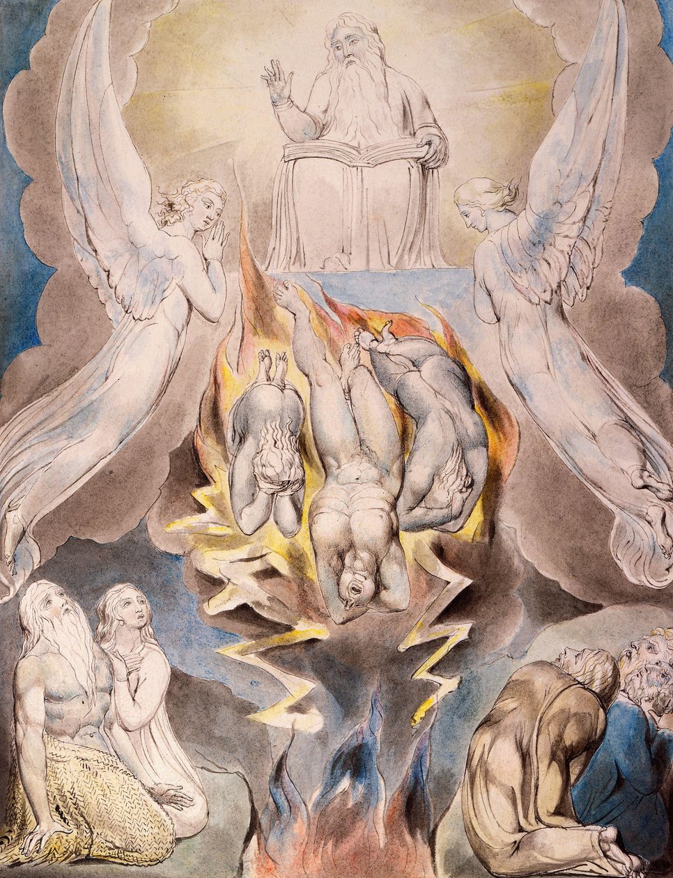 Der Fall Satans von William Blake