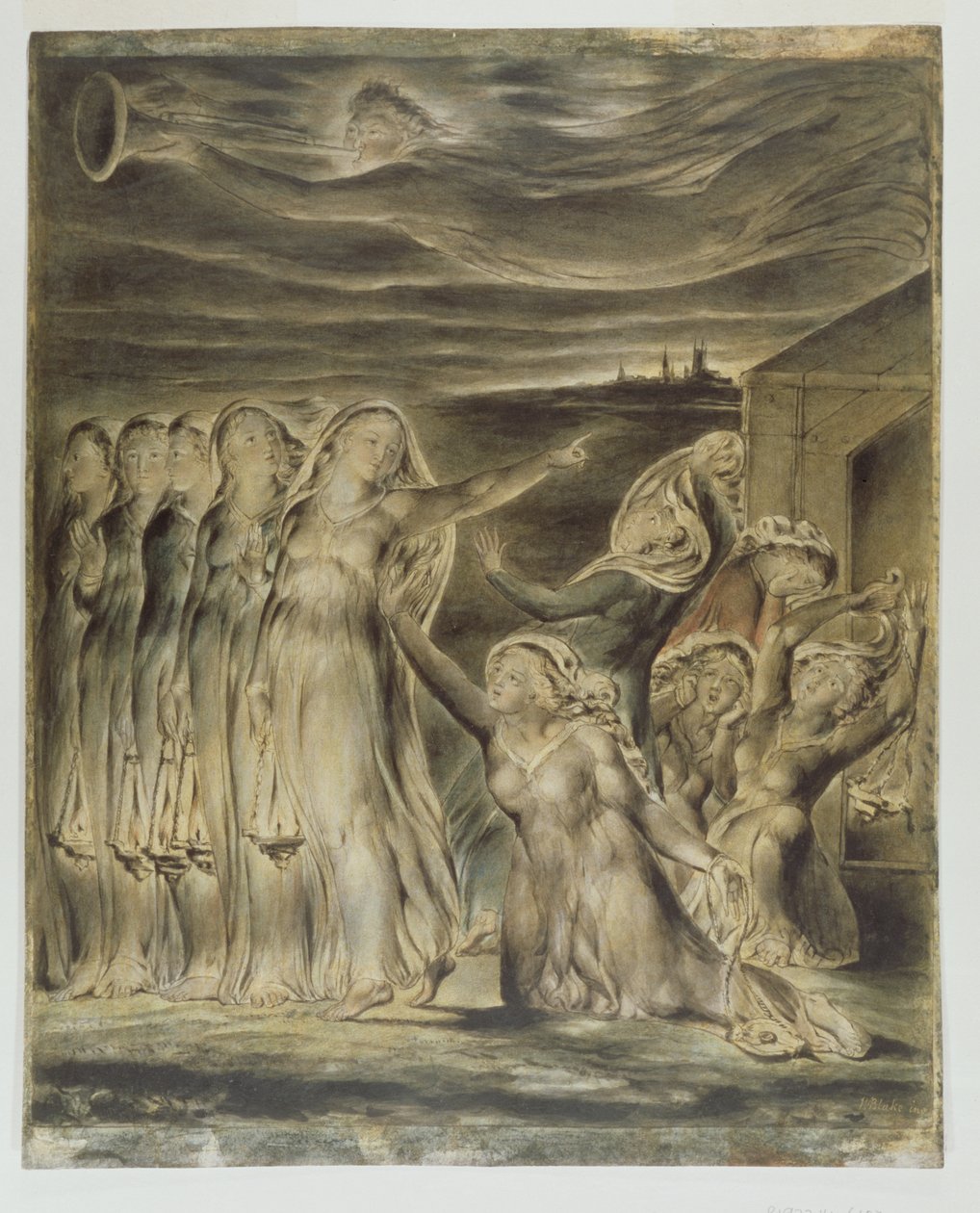 Die klugen und törichten Jungfrauen, ca. 1822 von William Blake