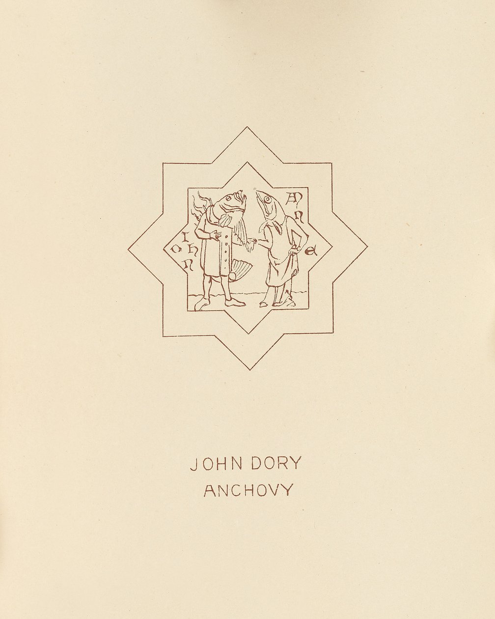 John Dory, Anchovy, 1878 von William Burges