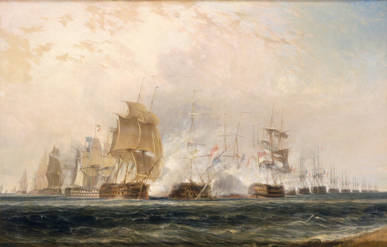 Die Schlacht am Nil von William Daniell