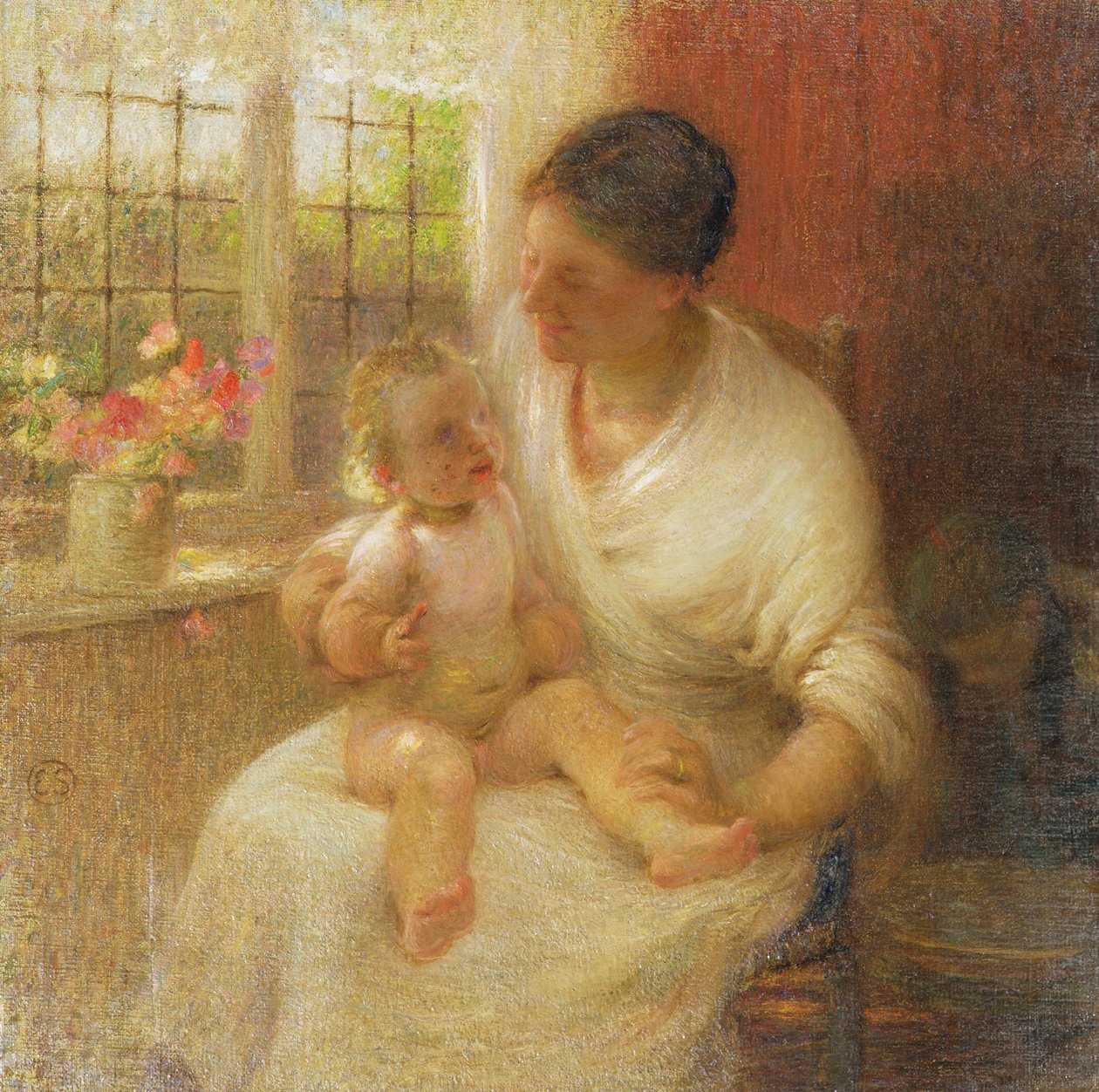 Eine Hüttchen-Madonna, 1907 von William Edward Stott