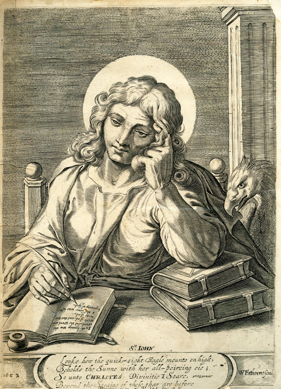 St. Johannes der Evangelist, 1657 von William Faithorne