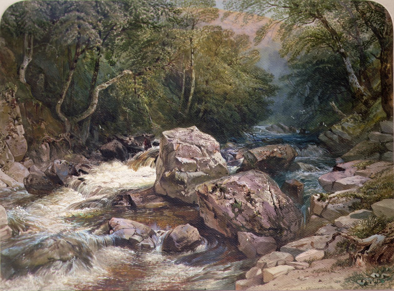 Bergszene von William Gersham Collingwood