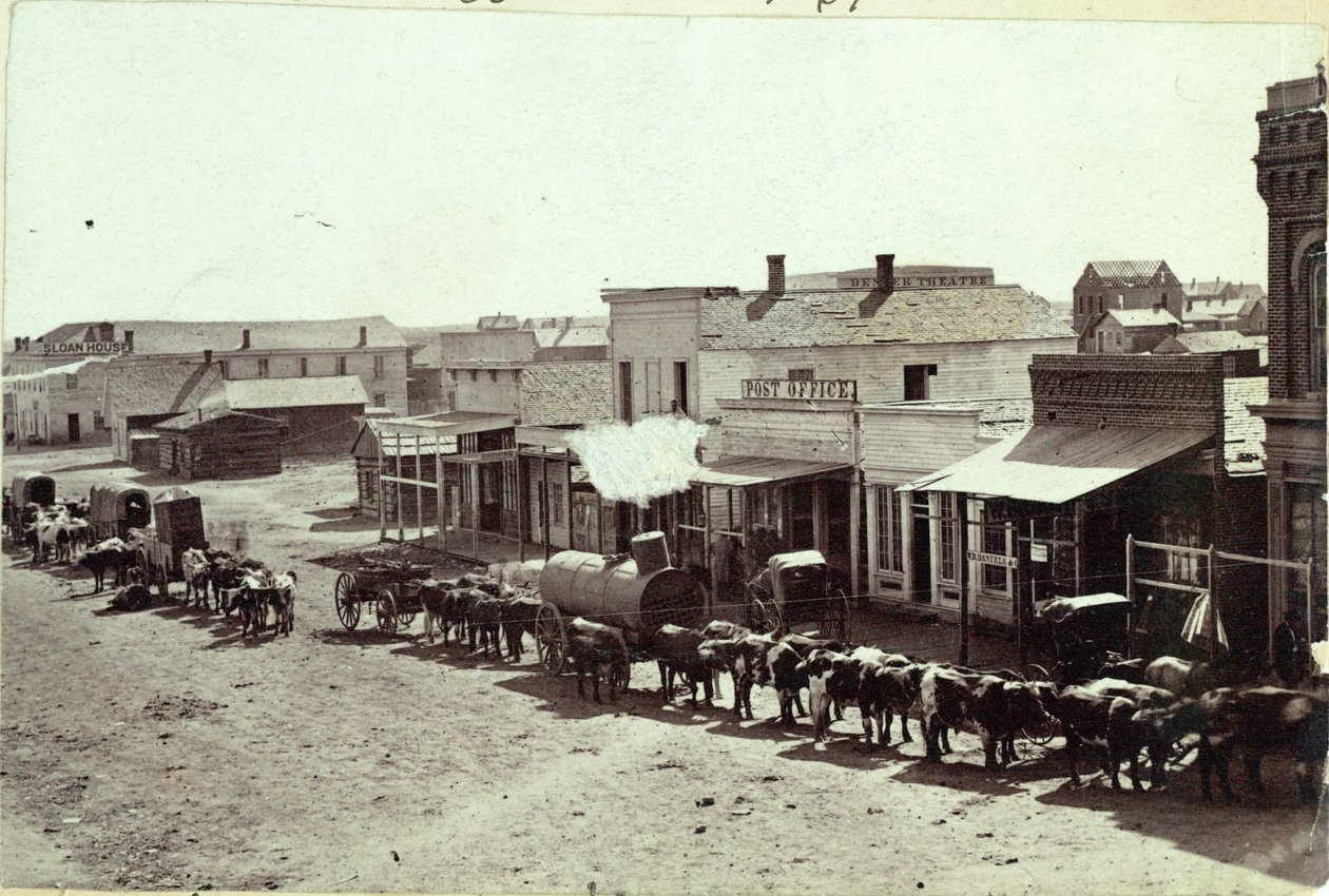 Larimer St, Denver, Colorado, 1862 von William Gunnison Chamberlain
