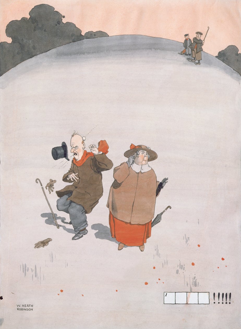 Ein weiteres illustriertes Kreuzworträtsel für Pearsons Magazine, Weihnachtsausgabe 1925 von William Heath Robinson