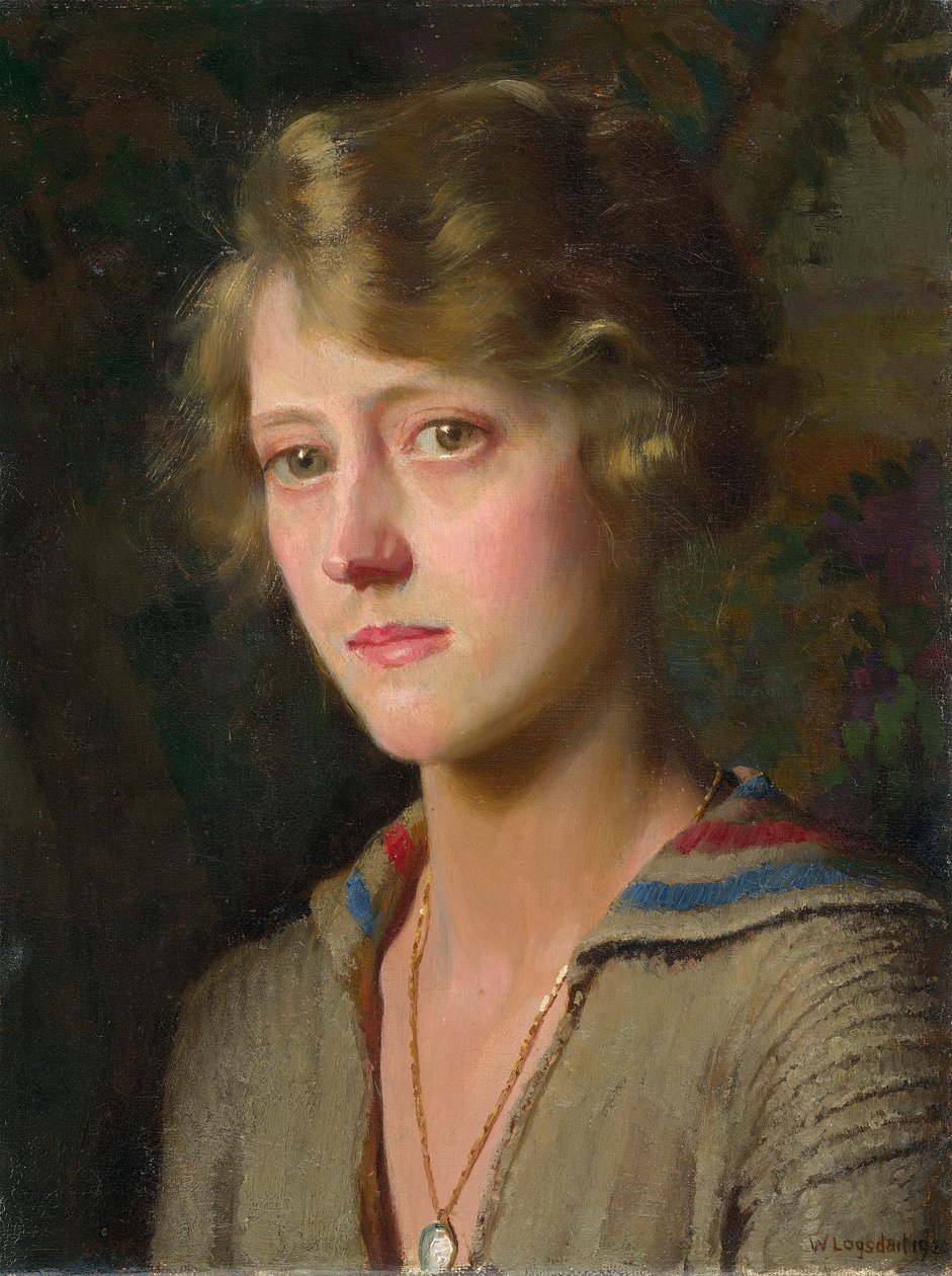 Mary, die Tochter des Künstlers, 1920 von William Logsdail