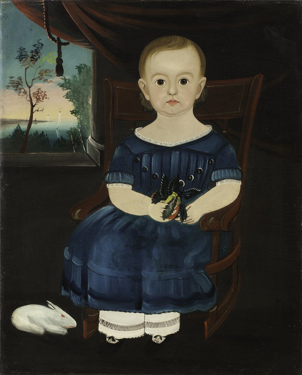 Kind mit Kaninchen, 1835 von William Matthew Prior
