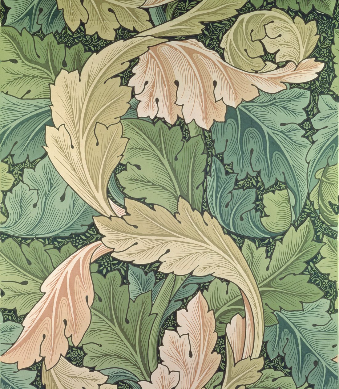 Acanthus Tapetendesign, 1875 von William Morris