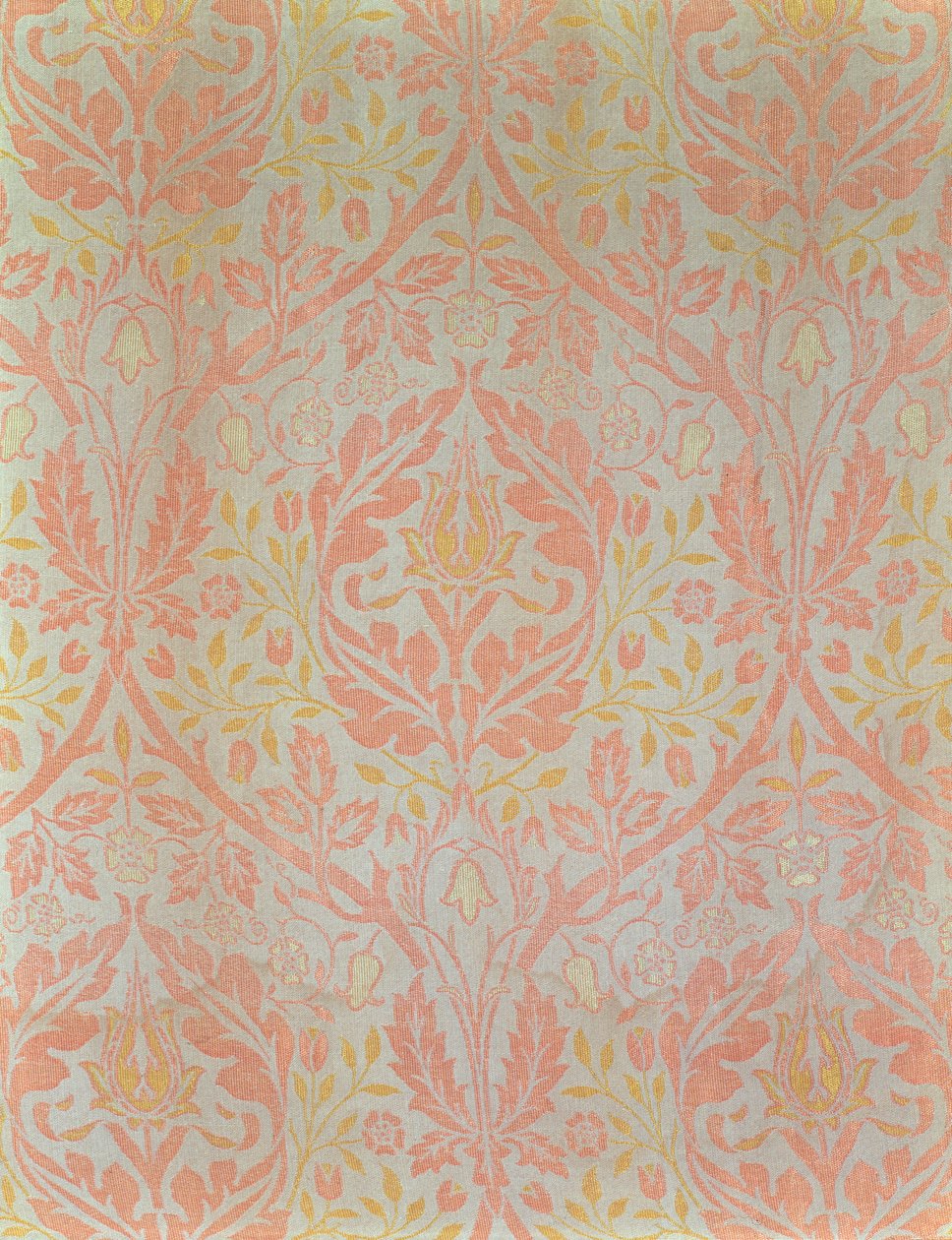 Goldener Zweig, entworfen 1888, hergestellt 1888-1917 von William Morris