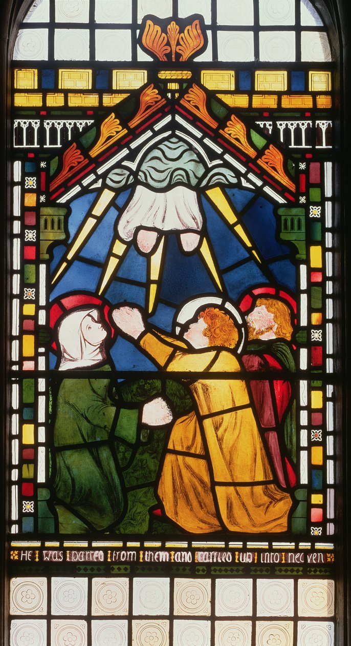 Die Himmelfahrt, 1861 von William Morris