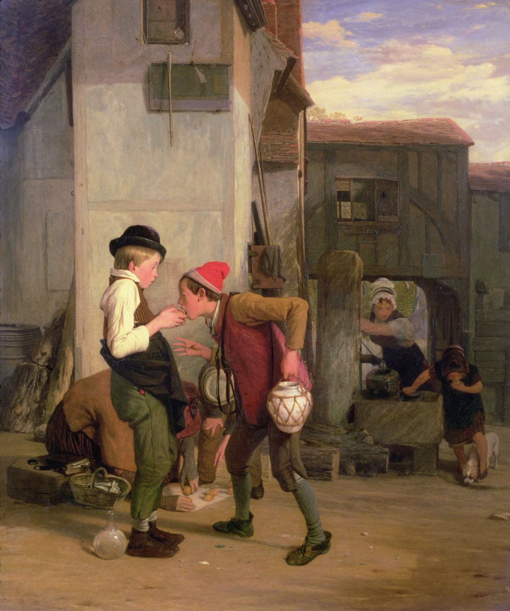 Ein Biss verleihen von William Mulready