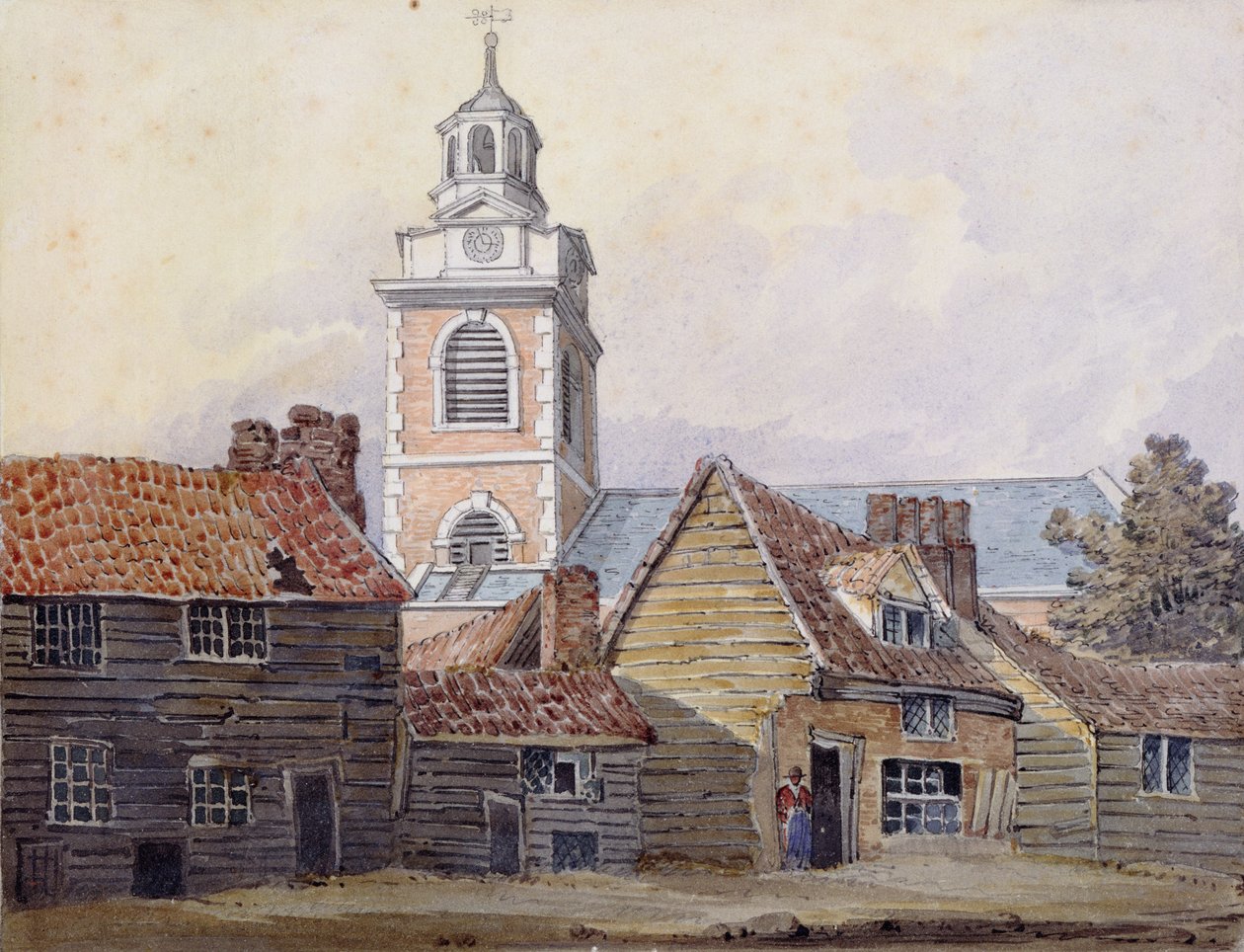 Ansicht von Christchurch, 1810 von William Pearson