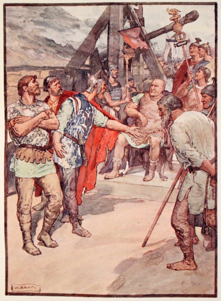 Marius und die Gesandten der Kimbern, Illustration aus 