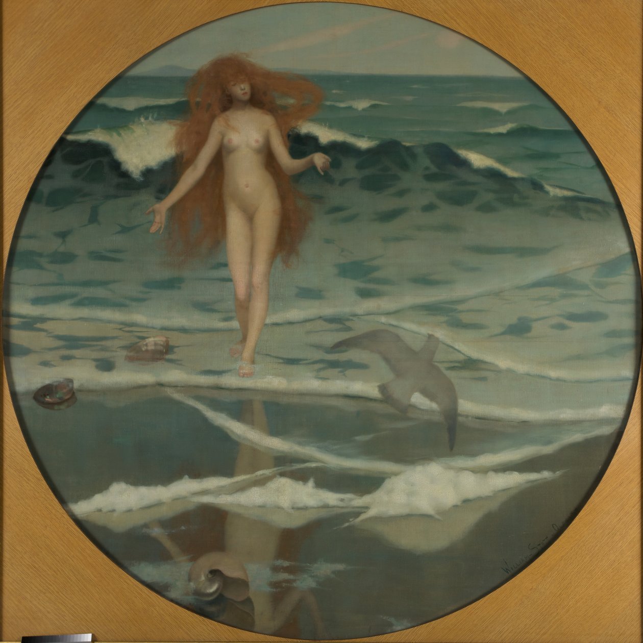 Venus, geboren aus dem Meerschaum von William Edward Stott