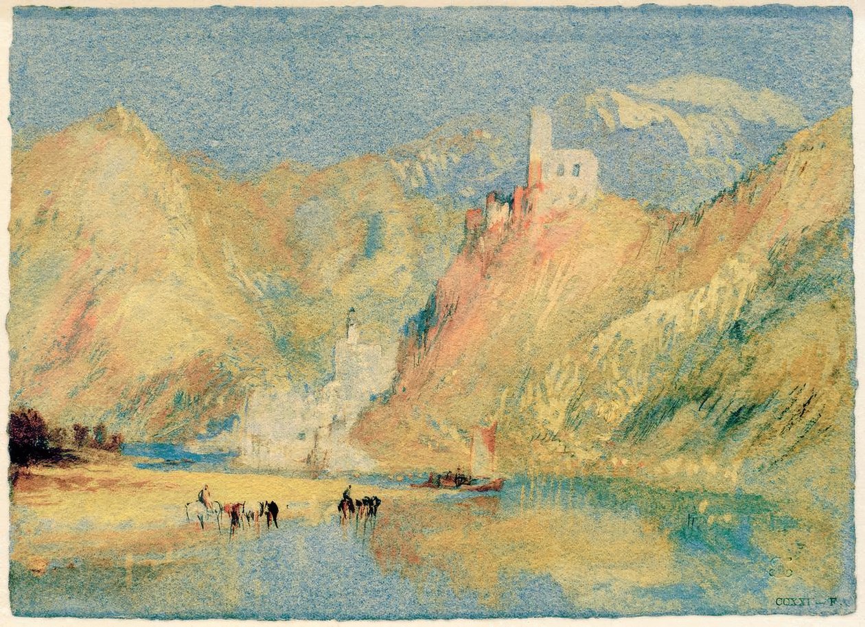 Beilstein und Burg Metternich von Joseph Mallord William Turner