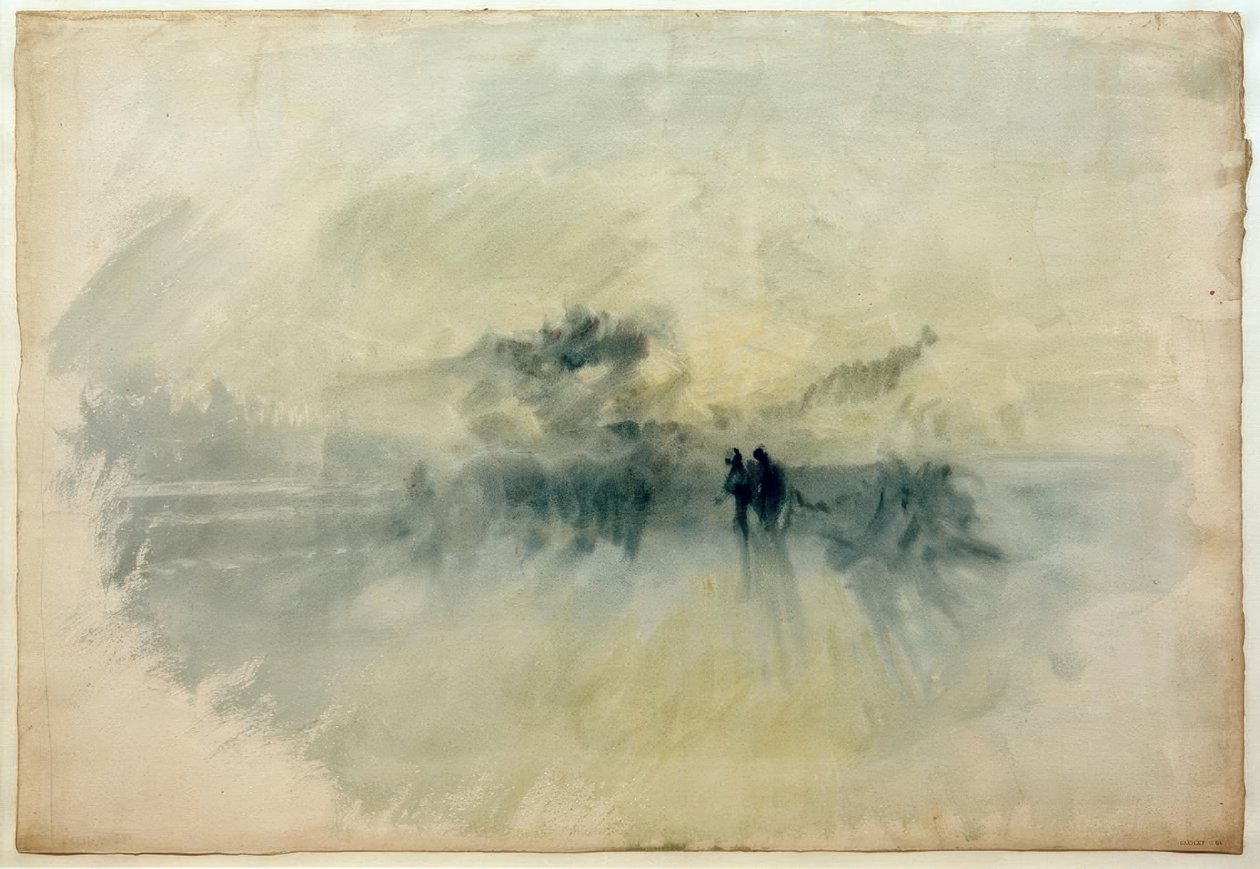 Figuren im Sturm von Joseph Mallord William Turner