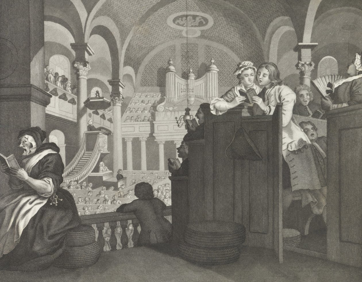 Goodchilds freier Sonntag von William (after) Hogarth
