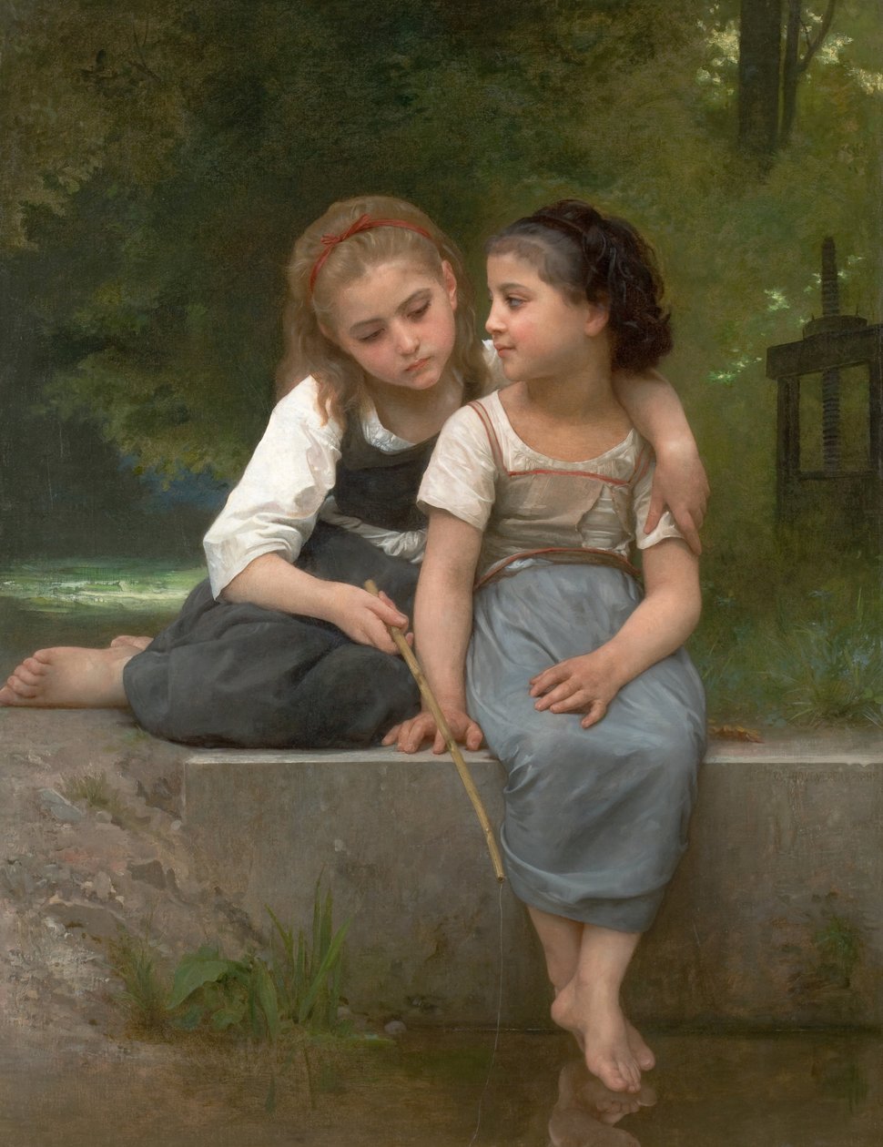 Froschfang von William Adolphe Bouguereau