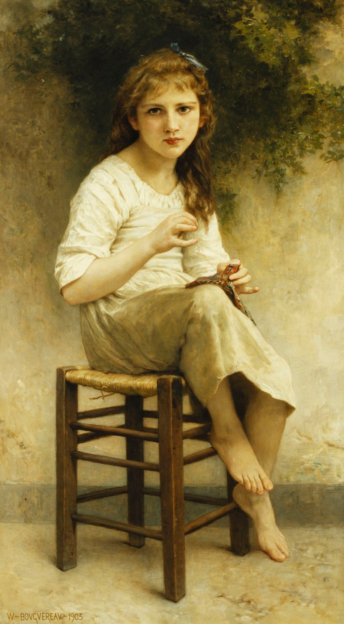 Müßige Gedanken von William Adolphe Bouguereau