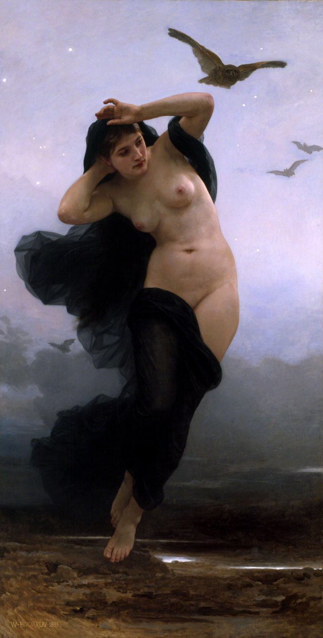 Die Nacht von William Adolphe Bouguereau