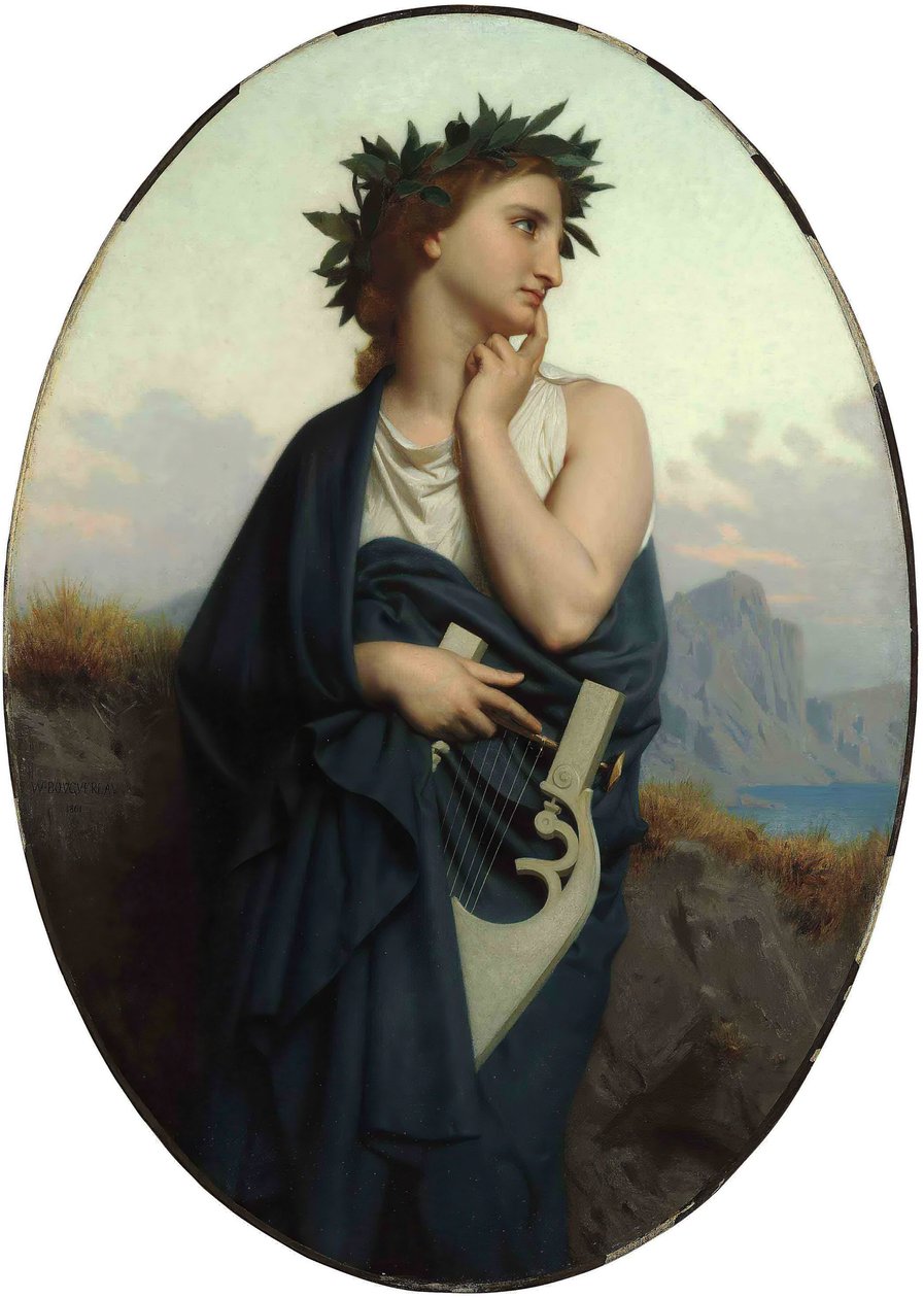 Die Muse Philomèle von William Adolphe Bouguereau