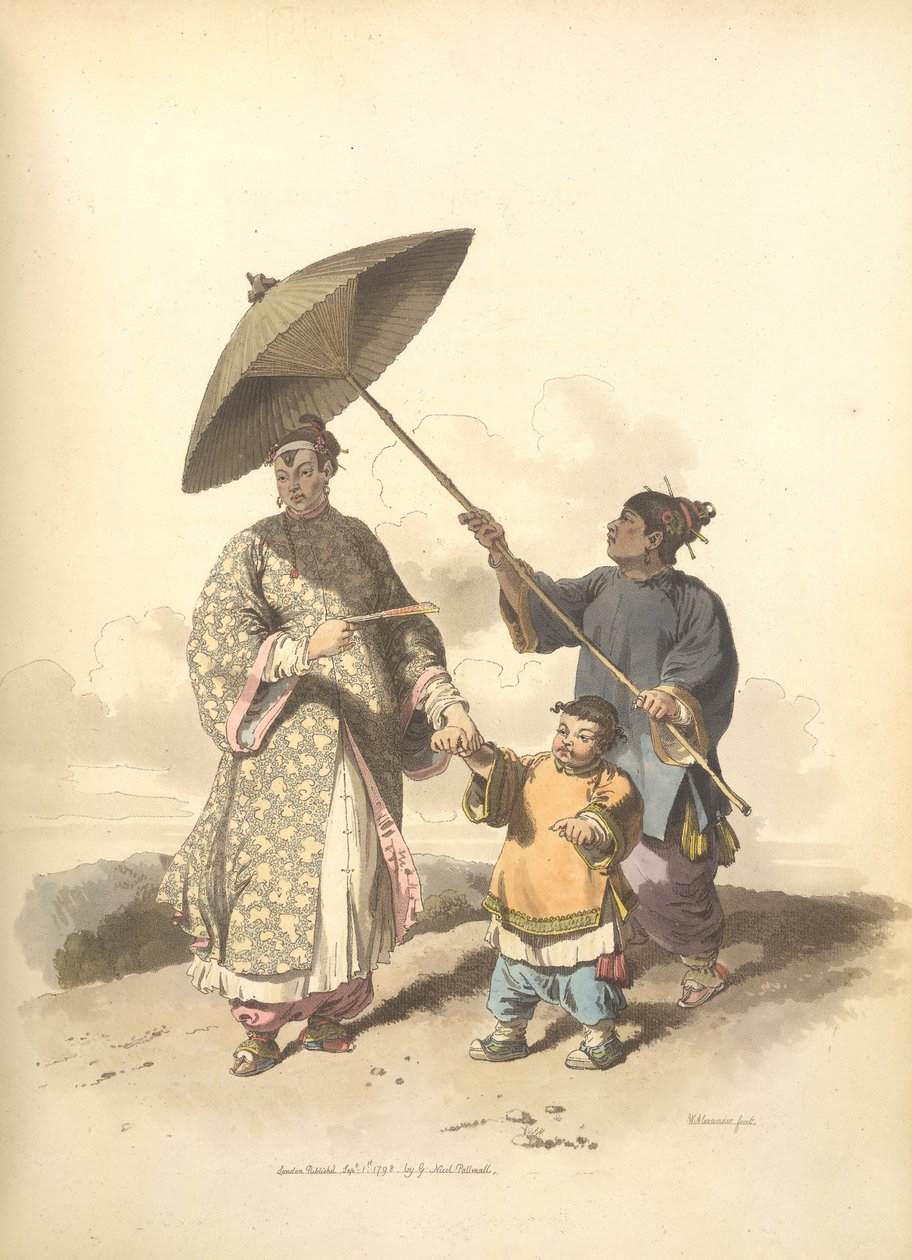 Eine chinesische Dame und ihr Sohn von William Alexander