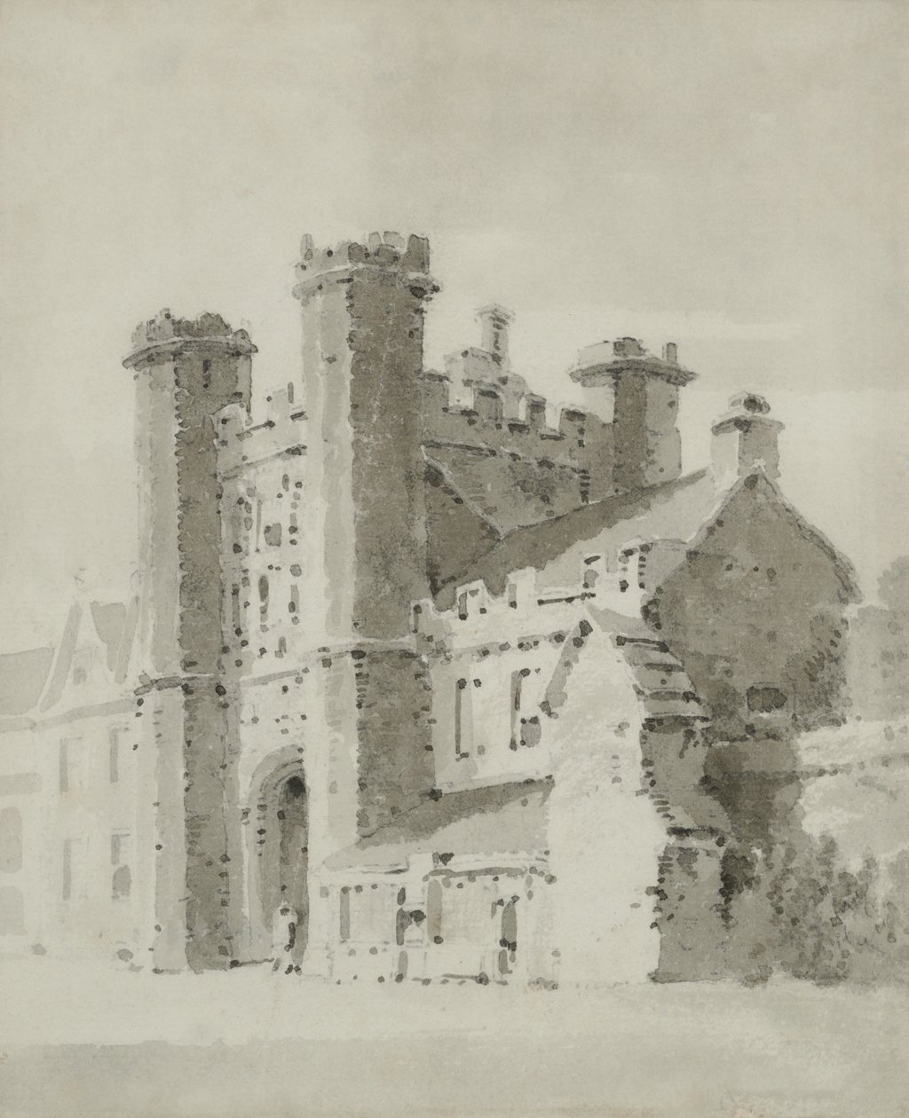 Bischofspalast, Wells Kathedrale von William Alexander