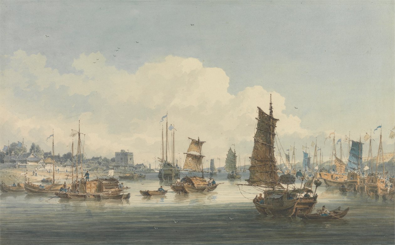 Ansicht nahe der Stadt Tientsin von William Alexander