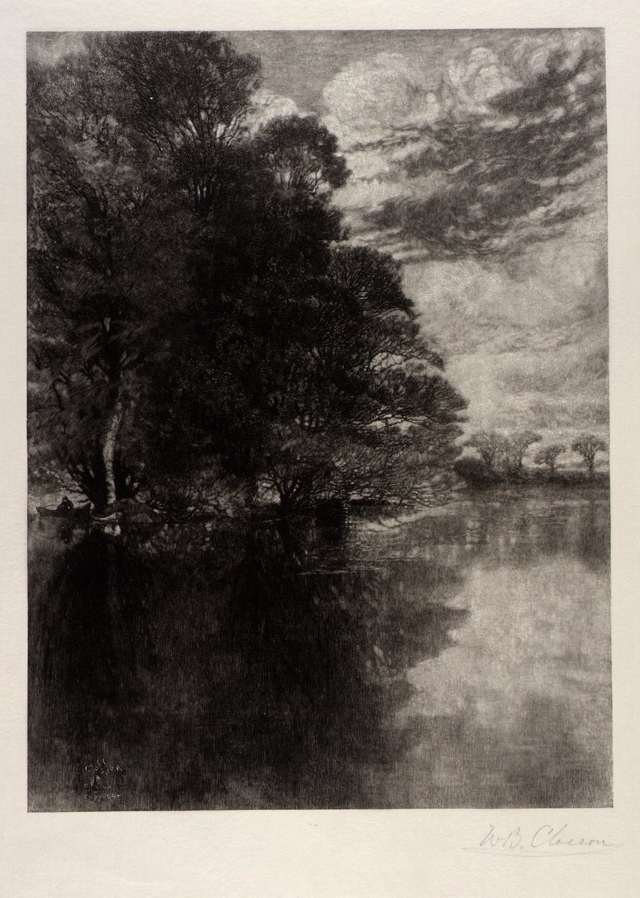 Hawthornes Bootshaus von William Baxter Closson