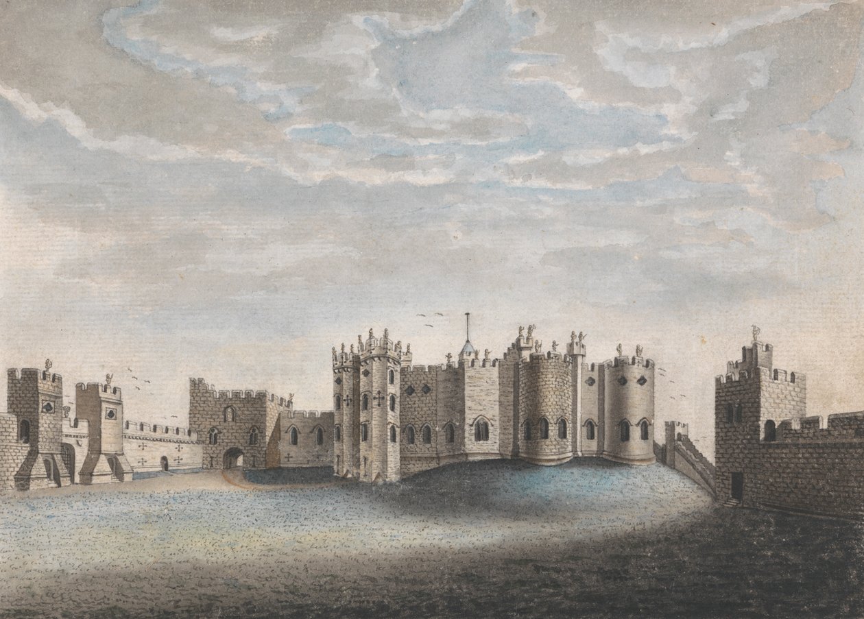 Alnwick Castle von William Beilby