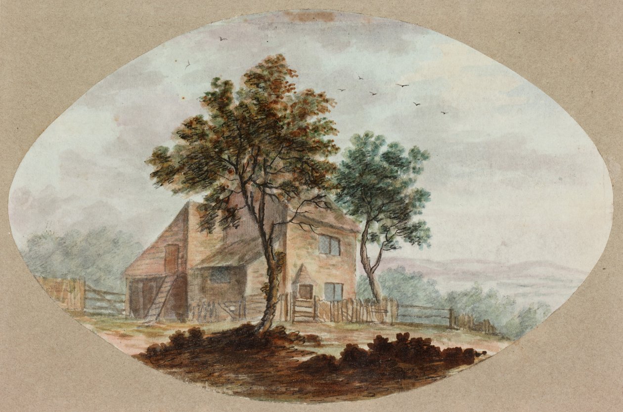 Ländliches Haus von William Beilby